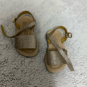 Brand new leather sandals for baby girl size 3